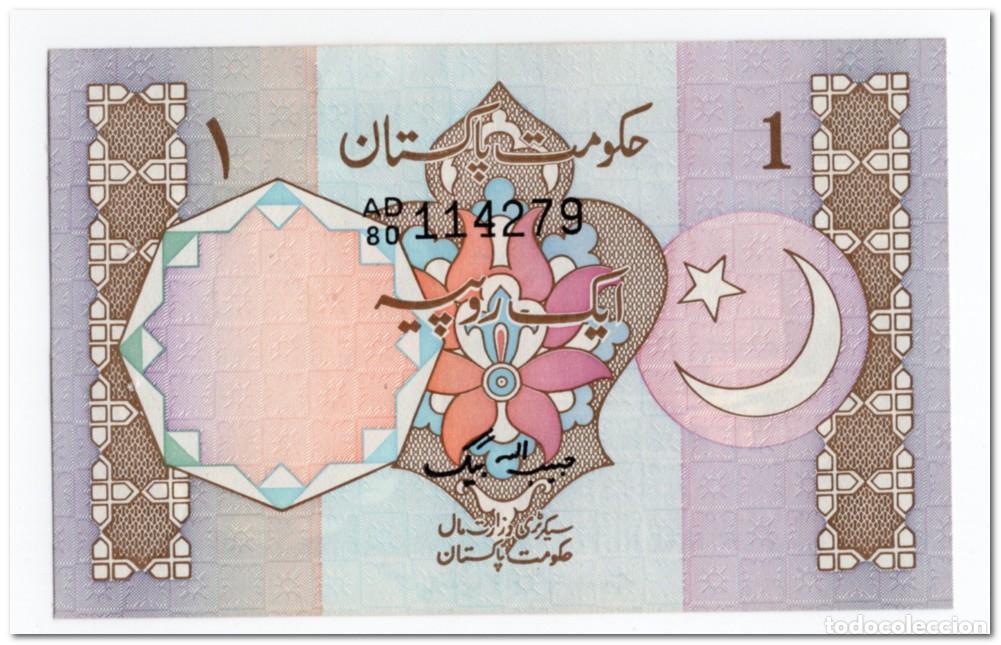 Billetes extranjeros: PAKISTAN,1 RUPEE,1983-,P.27a,AU-UNC