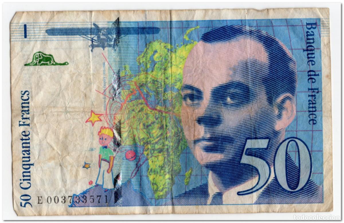 Billetes extranjeros: FRANCE,50 FRANCS,1992,P.157a,FINE