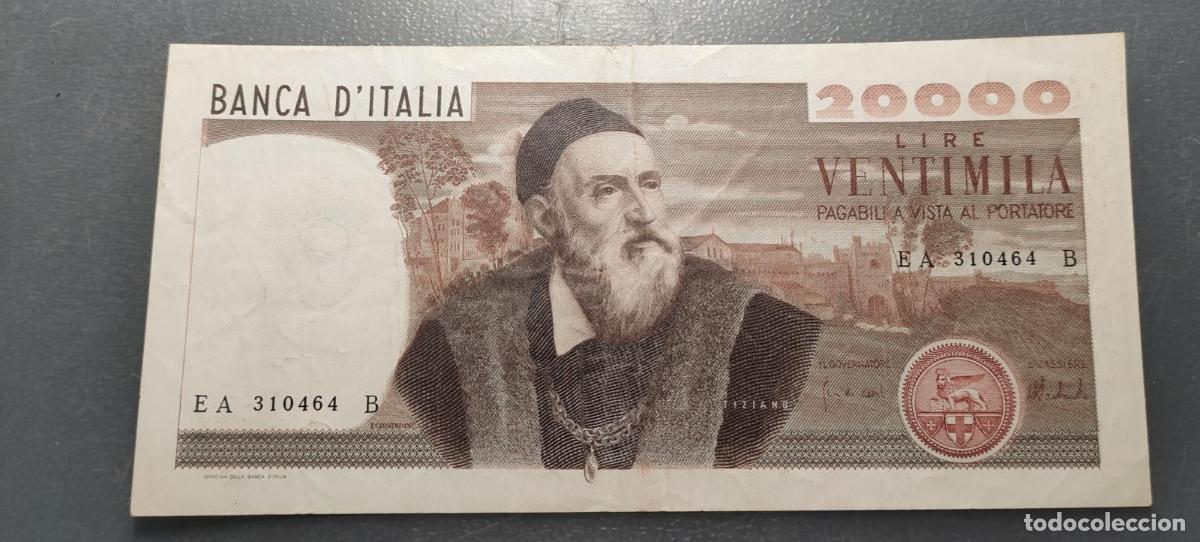 Banconote internazionali: ITALIA 20000 LIRAS 20000 LIRE 21/02/1975 P-104 MBC+