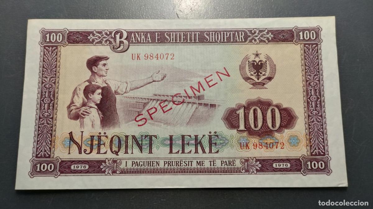 Banconote internazionali: ALBANIA 100 LEKE 1976 &rdquo;SPECIMEN&rdquo; P-46 EBC/EBC+