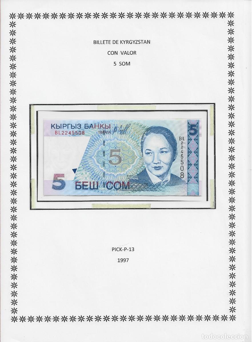 Billetes extranjeros: Billete de Kyrgyzstan 1997 - 5 Som - Leer Descripci&oacute;n