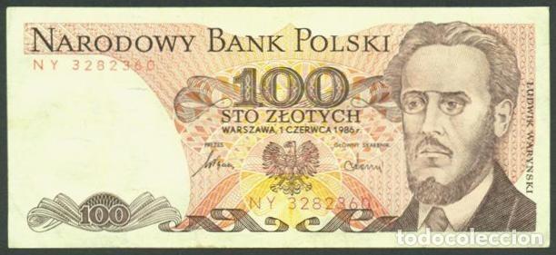Billetes extranjeros: POLONIA (POLAND). 100 zlotych 1986. Pick 143e.