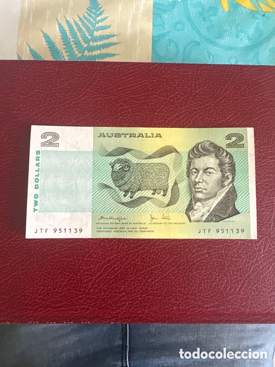 Billetes extranjeros: Billete de Australia de 2 dollars