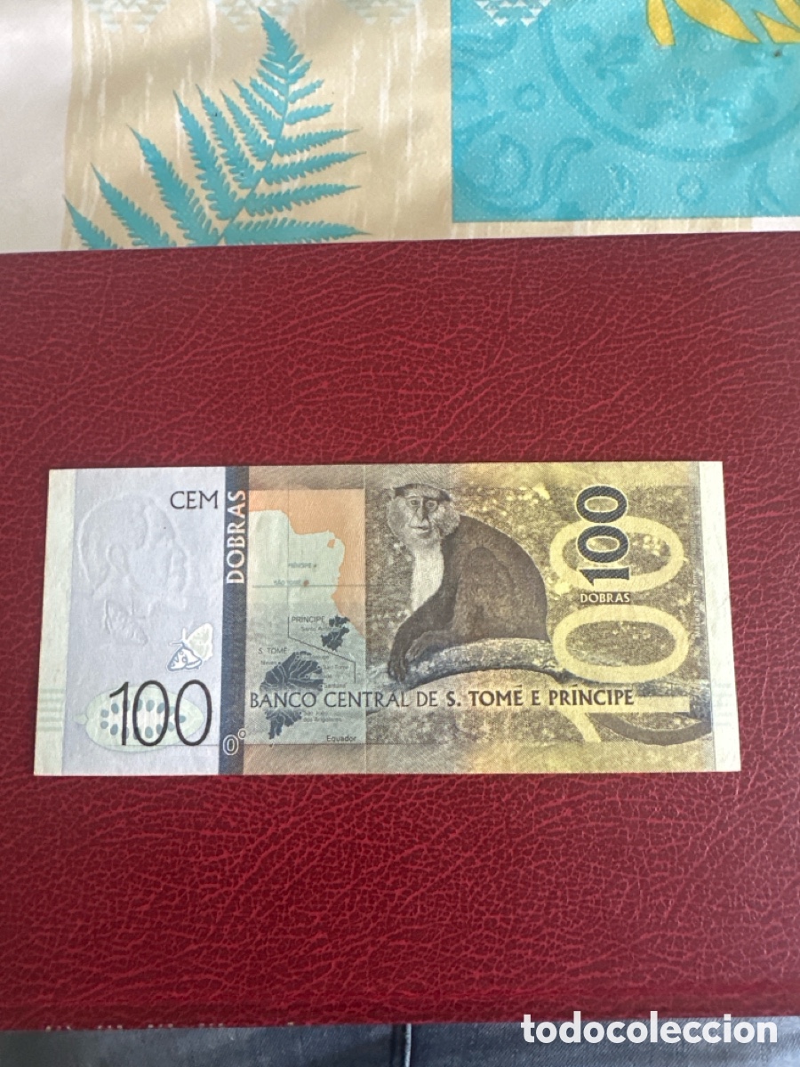 Billetes extranjeros: Billete de Santo Tom&eacute; y Pr&iacute;ncipe de 100 dobras a&ntilde;o 2016