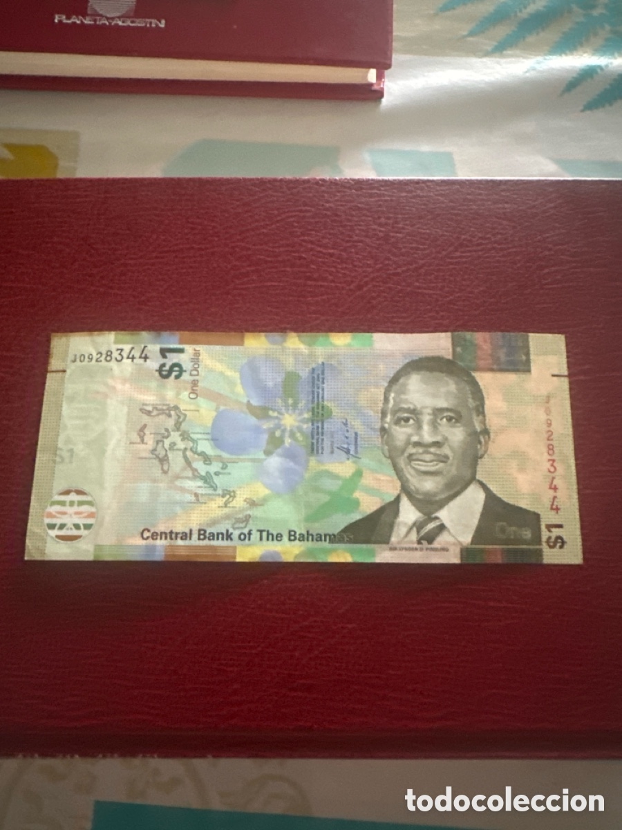 Billetes extranjeros: Billete de Bahamas de 1 dollar