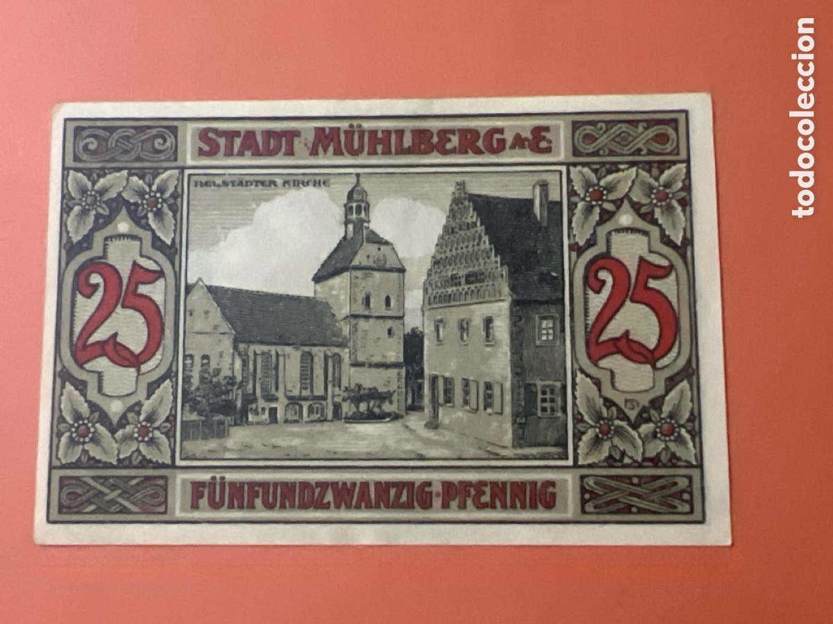 Billetes extranjeros: HB8. BILLETE - ALEMANIA - 25 Pfennig - 1921