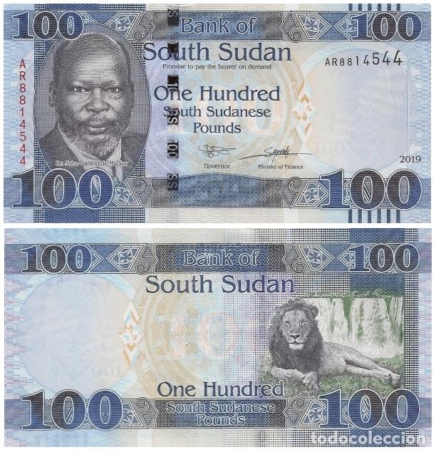 Billetes extranjeros: Billete Sud&aacute;n del Sur 100 Libras 2019 UNC Pick 15d