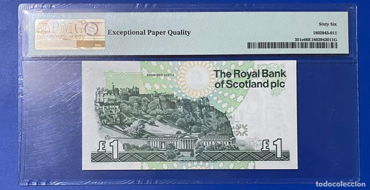 Billetes extranjeros: ESCOCIA 1 LIBRA 2000/2001 - Foto 2