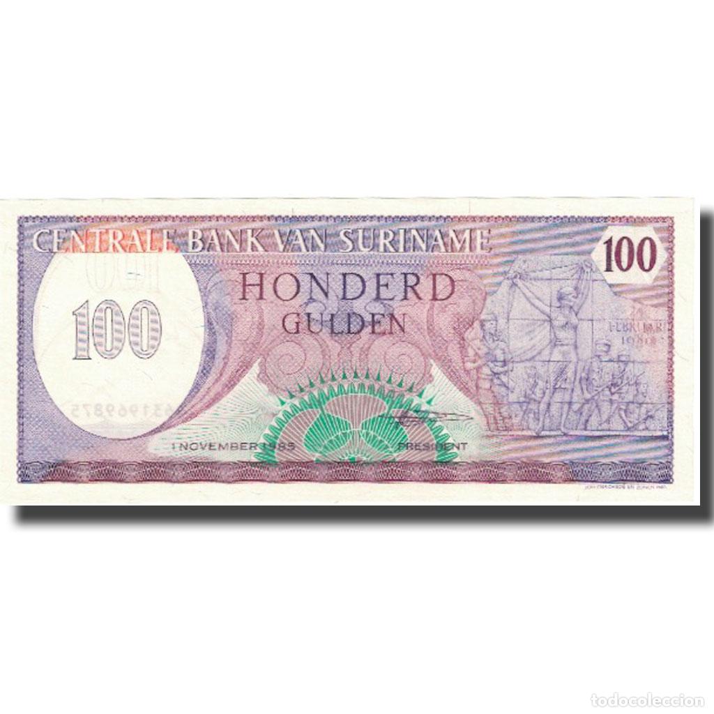 Billetes extranjeros: [#626111] Billete, 100 Gulden, 1985, Surinam, 1985-11-01, KM:128b, UNC