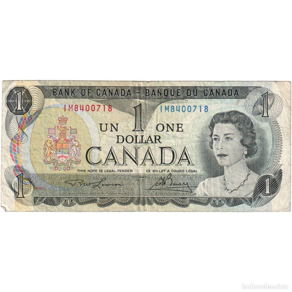 Billetes extranjeros: [#248319] Billete, 1 Dollar, 1973, Canad&aacute;, KM:85c, BC+