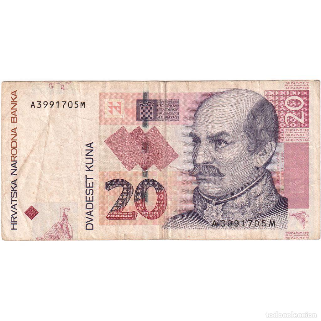 Billetes extranjeros: [#1296631] Croacia, 20 Kuna, 2001-03-07, BC+