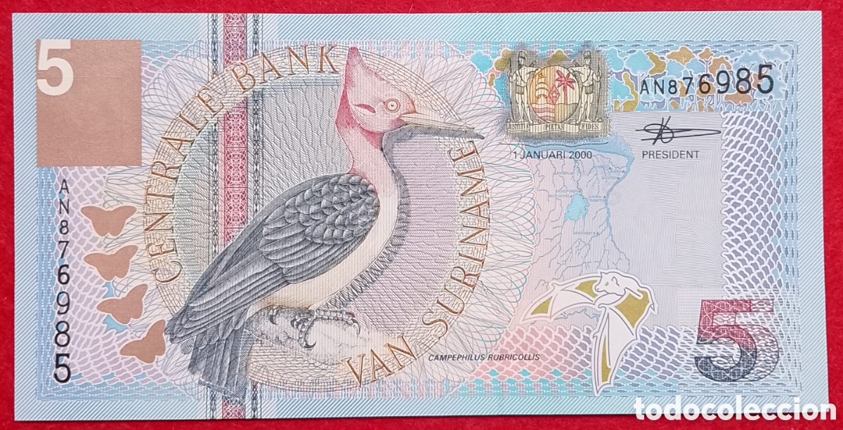 Billetes extranjeros: Billete de Surinam Pick P#146 2000 s/c
