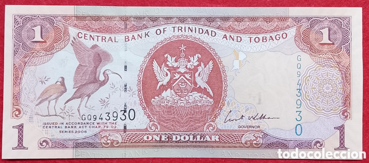 Billetes extranjeros: Billete Trinidad y Tobago Pick P#46 2006 s/c