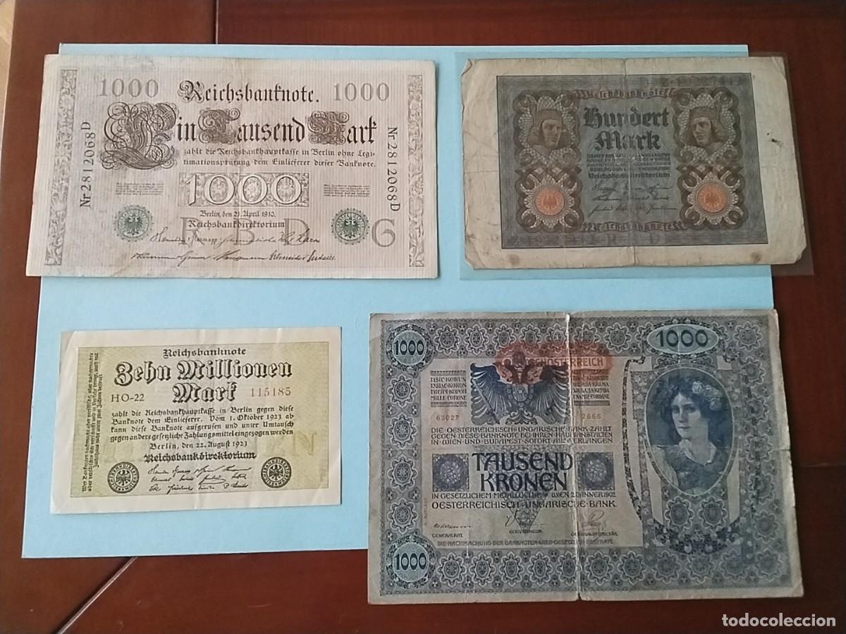 Billetes extranjeros: Lote billetes Alemania