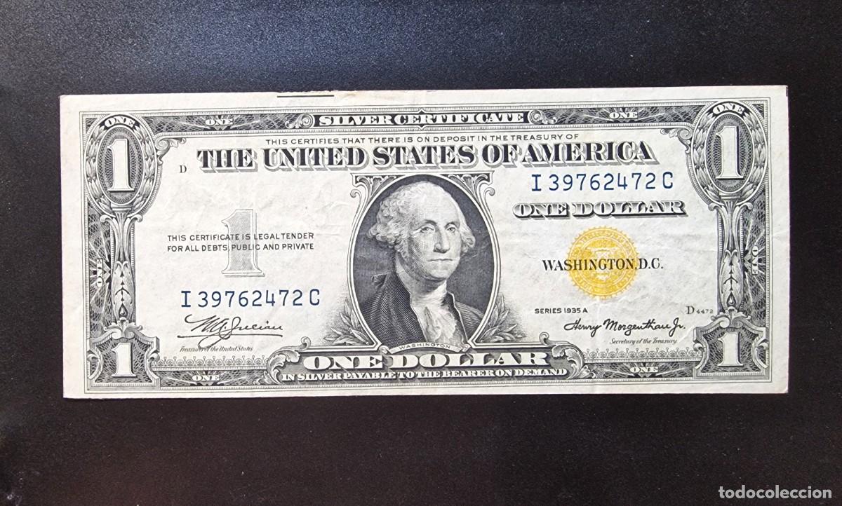 Billetes extranjeros: ESTADOS UNIDOS USA NORTH AFRICA WWII |SOLO ACEPTO PAYPAL| BILLETE $ 1 DOLAR 1935 LEER DESCRIPCION