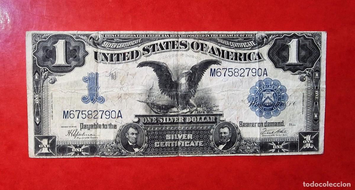 Billetes extranjeros: ESTADOS UNIDOS USA TAMA&Ntilde;O GRANDE |SOLO ACEPTO PAYPAL| BILLETE $ 1 DOLAR 1899 LEER DESCRIPCION