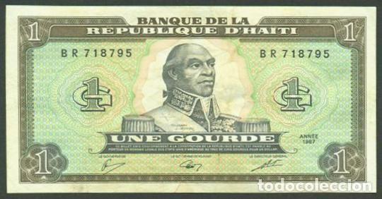 Billetes extranjeros: HAITI. 1 gourde 1987. Pick 245.
