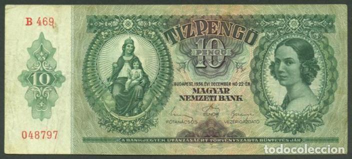 International Banknotes: HUNGRIA. 10 pengo 1936. Pick 100.