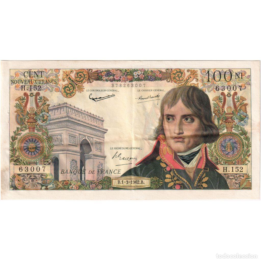 Billetes extranjeros: [#1185191] Francia, 100 Nouveaux Francs, Bonaparte, 1962-03-01, H.152, BC+