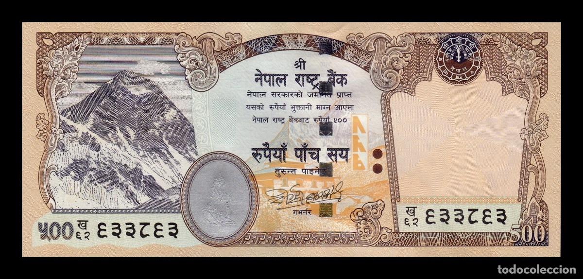 Billetes extranjeros: Nepal 500 Rupias 2009 Pick 66a Sc Unc