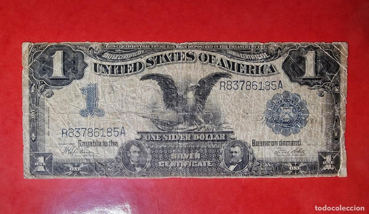 Billetes extranjeros: ESTADOS UNIDOS USA TAMA&Ntilde;O GRANDE |SOLO ACEPTO PAYPAL| BILLETE $ 1 DOLAR 1899 LEER DESCRIPCION