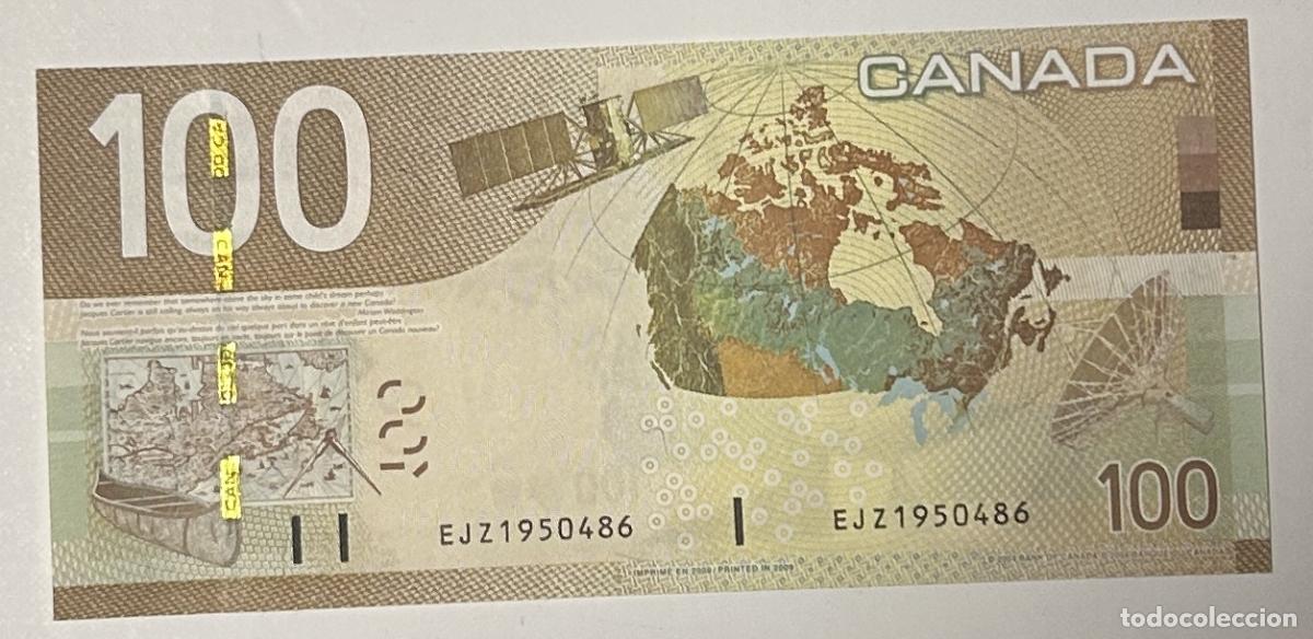 Billetes extranjeros: CRBX3352 BILLETE CANADA 100 DOLARES 2004 SERIE EJ P-105 SC
