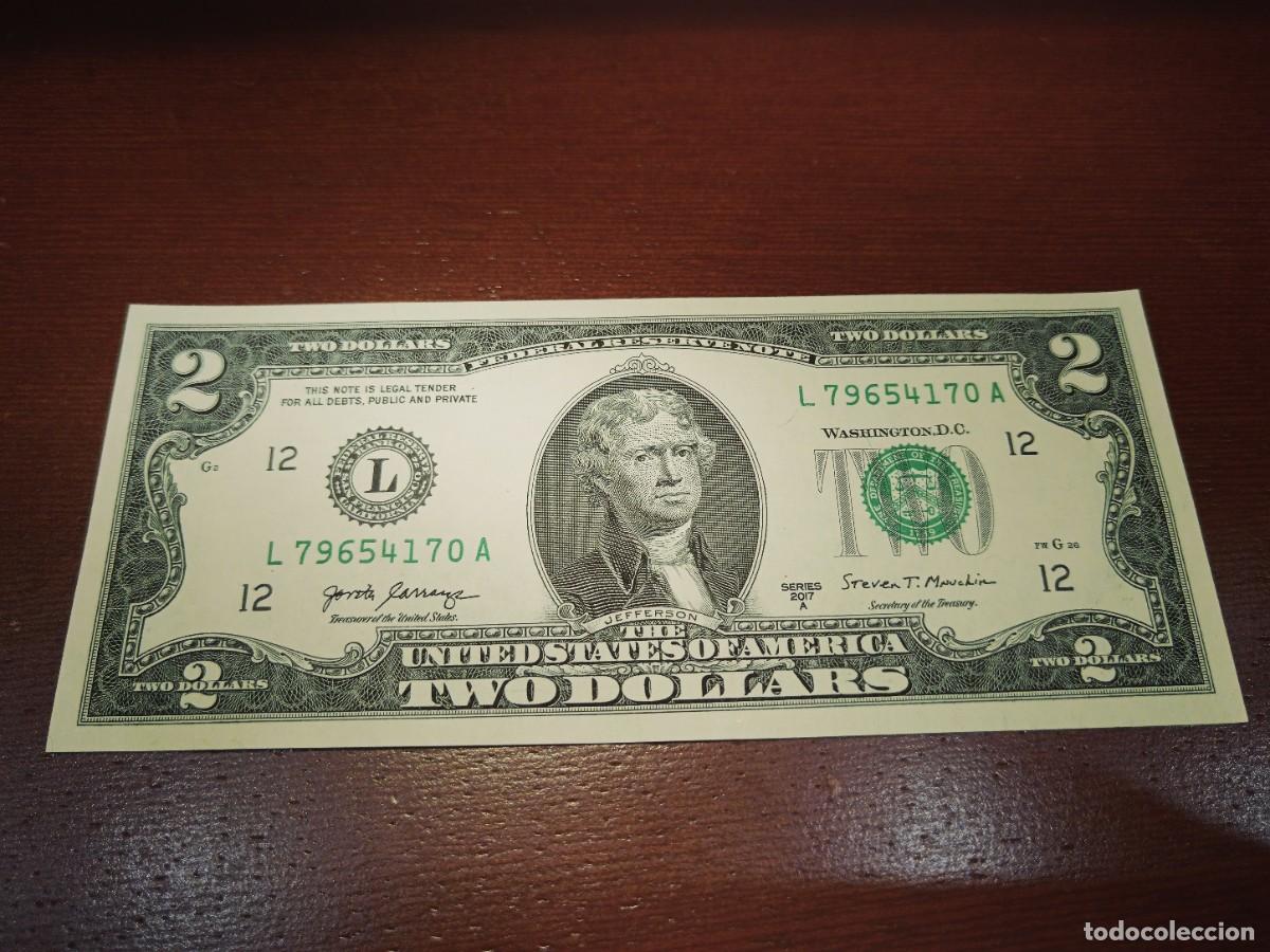 Billetes extranjeros: BILLETE 2 DOLARES AMERICANOS