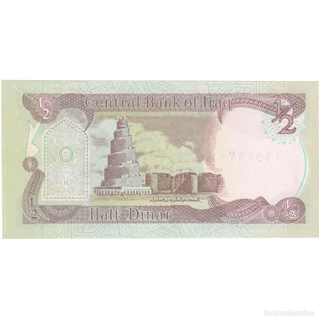 Billetes extranjeros: [#1185240] Iraq, 1/2 Dinar, EBC - Foto 2
