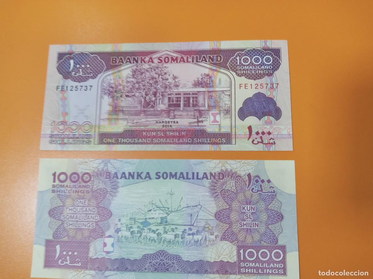 Banconote internazionali: SOMALILAND 1000 CHELINES 2014
