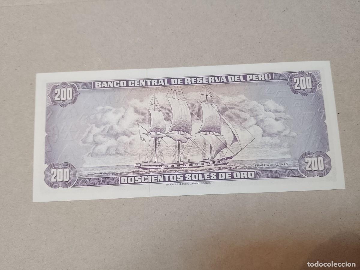Banconote internazionali: Billete Peru, 200 soles, a&ntilde;o 1974, UNC