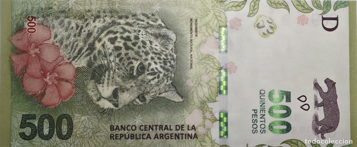 Billetes extranjeros: BILLETE ARGENTINA 500 PESOS SIN CIRCULAR