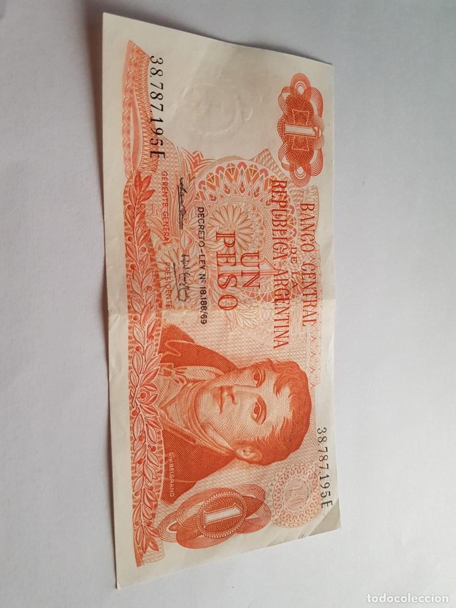 Billetes extranjeros: ARGENTINA-1 PESO-1970