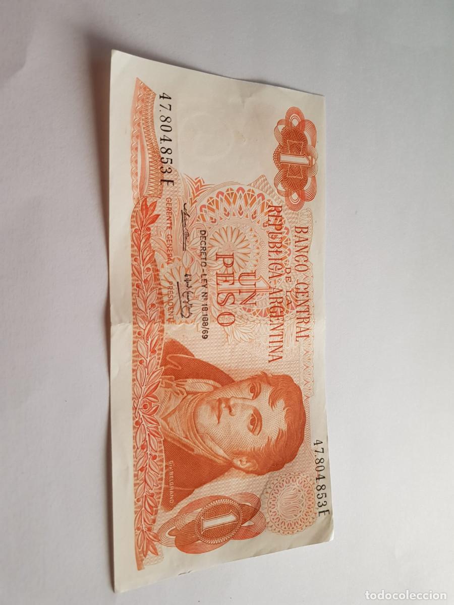 Billetes extranjeros: ARGENTINA-1 PESO-1970