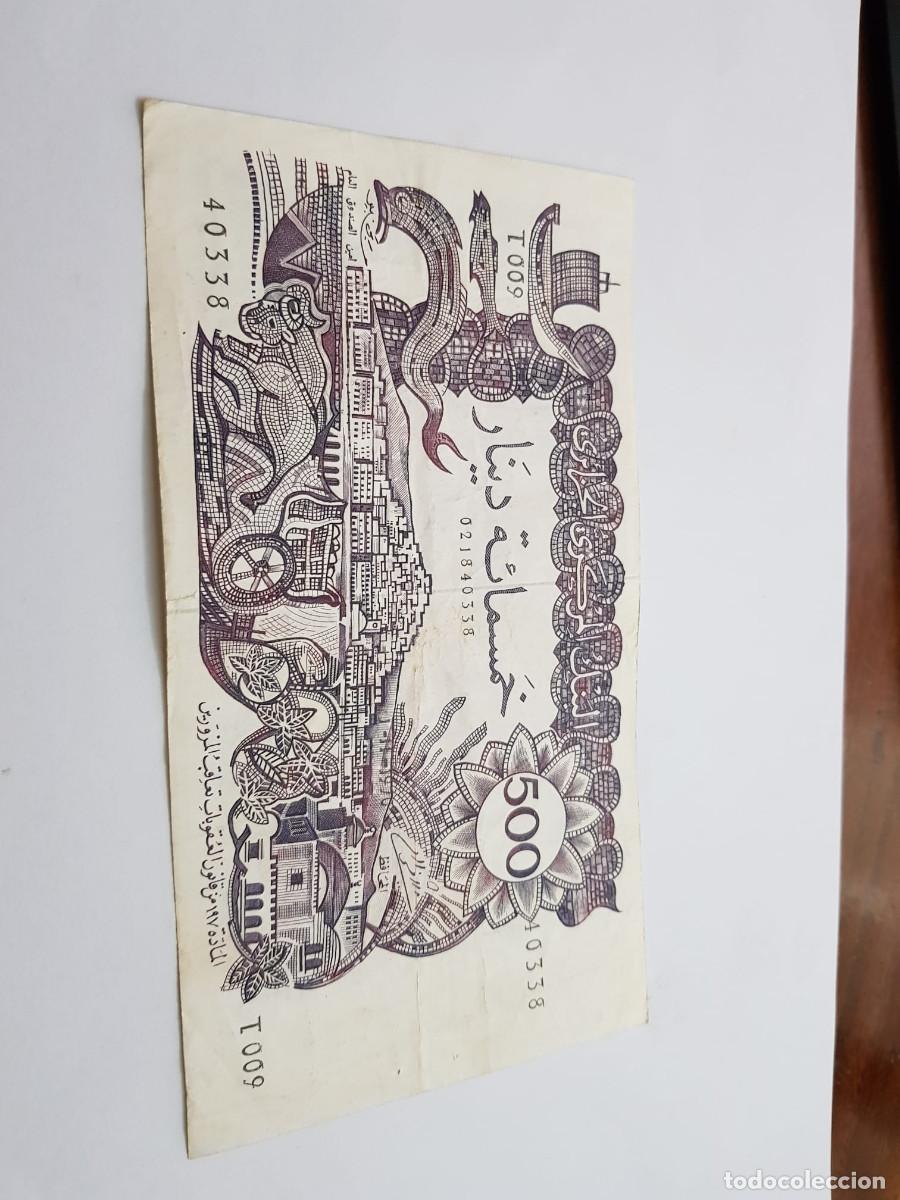 Billetes extranjeros: ARGELIA- 500 DINARS-1970