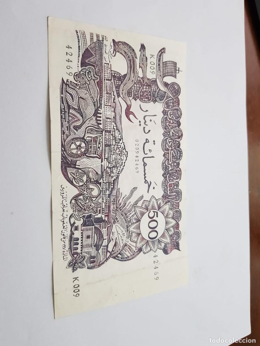 Billetes extranjeros: ARGELIA- 500 DINARS-1970
