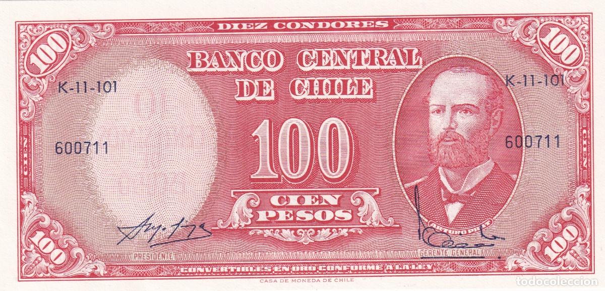 Billetes extranjeros: CRBX3261 BILLETE CHILE 100 PESOS SIN CIRCULAR