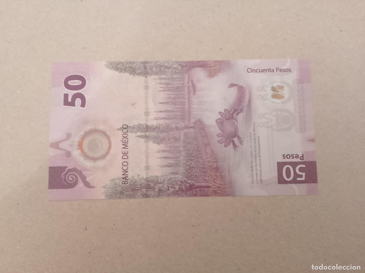 Billetes extranjeros: Billete M&eacute;xico, 50 pesos, serie AA, a&ntilde;o 2021, UNC