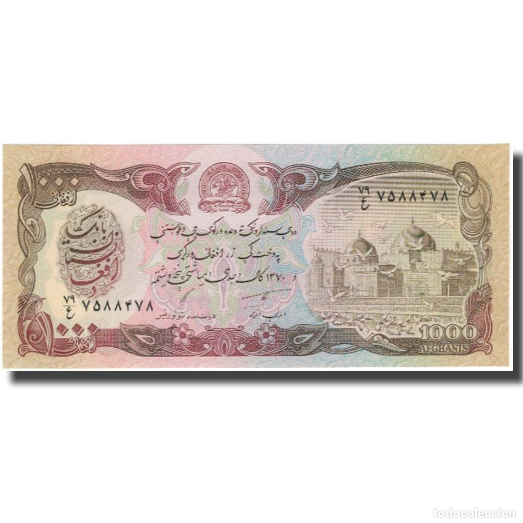 Billetes extranjeros: [#598983] Billete, 1000 Afghanis, Afganist&aacute;n, KM:61c, UNC