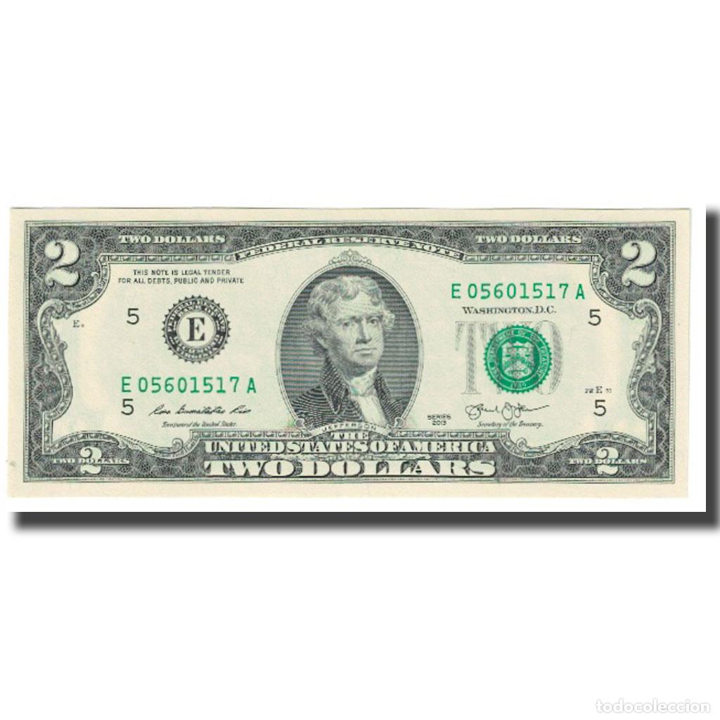 Billetes extranjeros: [#173390] Billete, Two Dollars, 2013, Estados Unidos, WASHINGTON, UNC