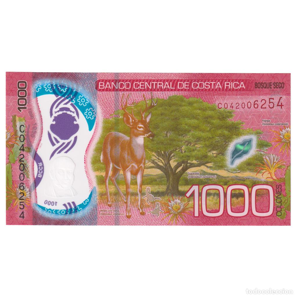 Billetes extranjeros: [#245994] Billete, 1000 Colones, 2019, Costa Rica, 2019-09-20, KM:274, UNC