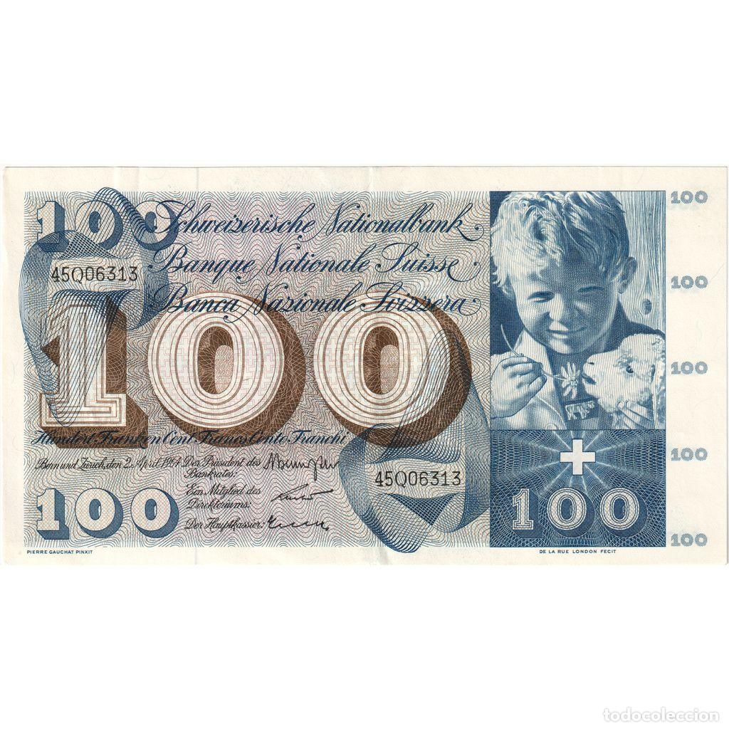 Billetes extranjeros: [#377100] Suiza, 100 Francs, 1964-04-02, EBC