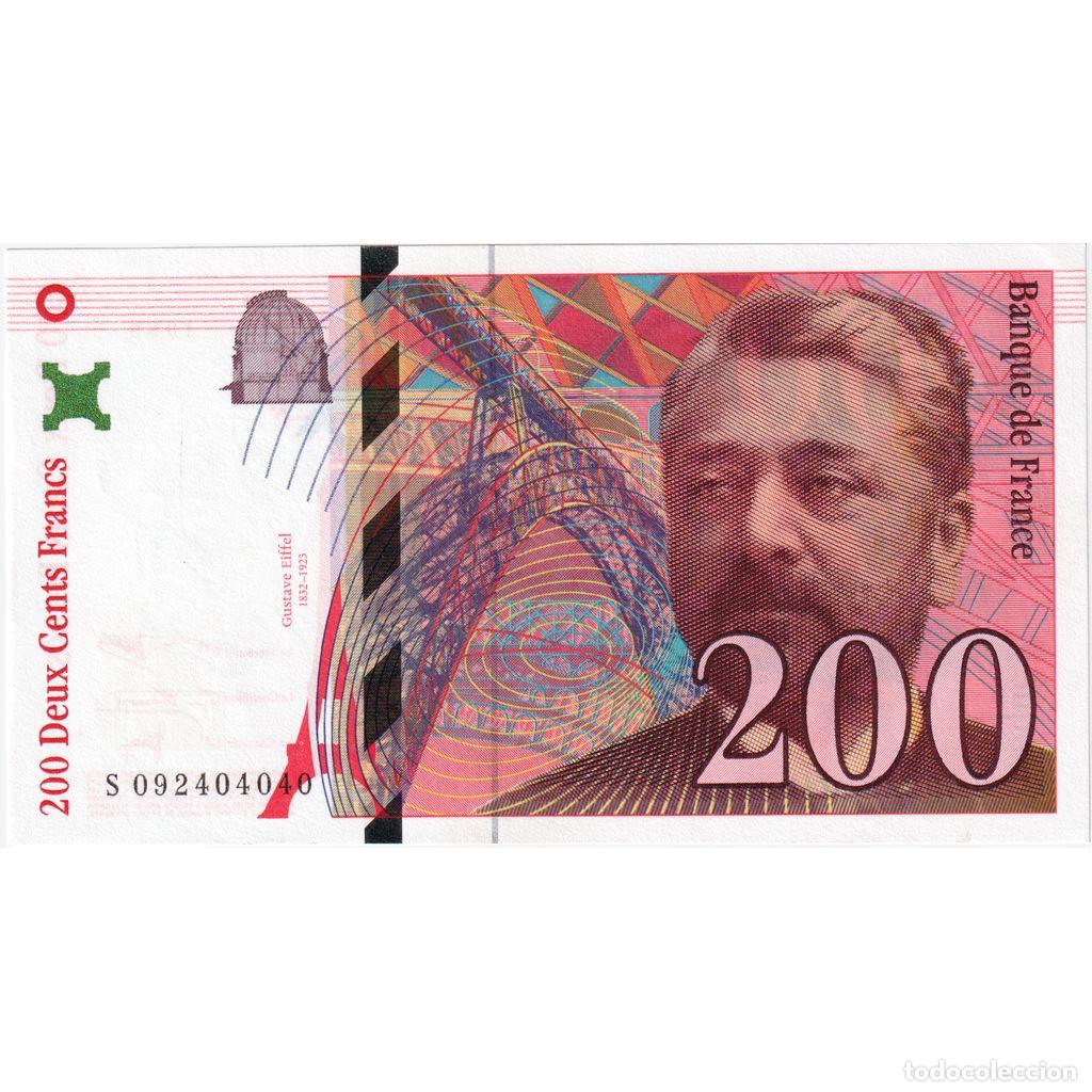 Billetes extranjeros: [#1296858] Francia, 200 Francs, Eiffel, S092404040, UNC