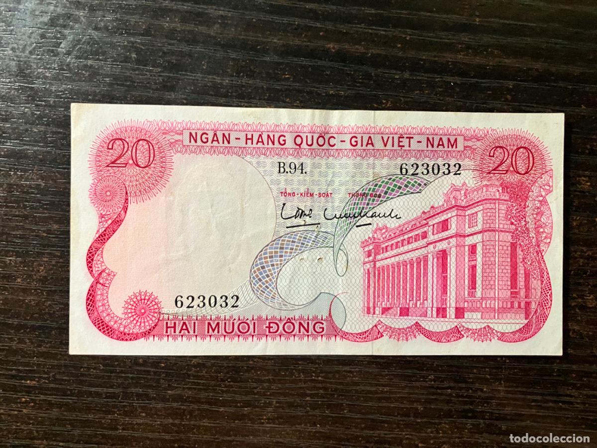 Billetes extranjeros: Billete Vietnam 20 Dong