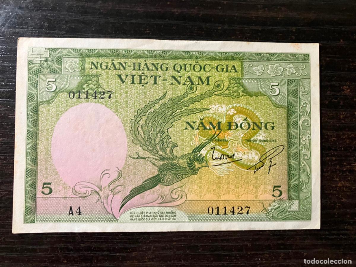 Billetes extranjeros: Billete Vietnam 5 Dong