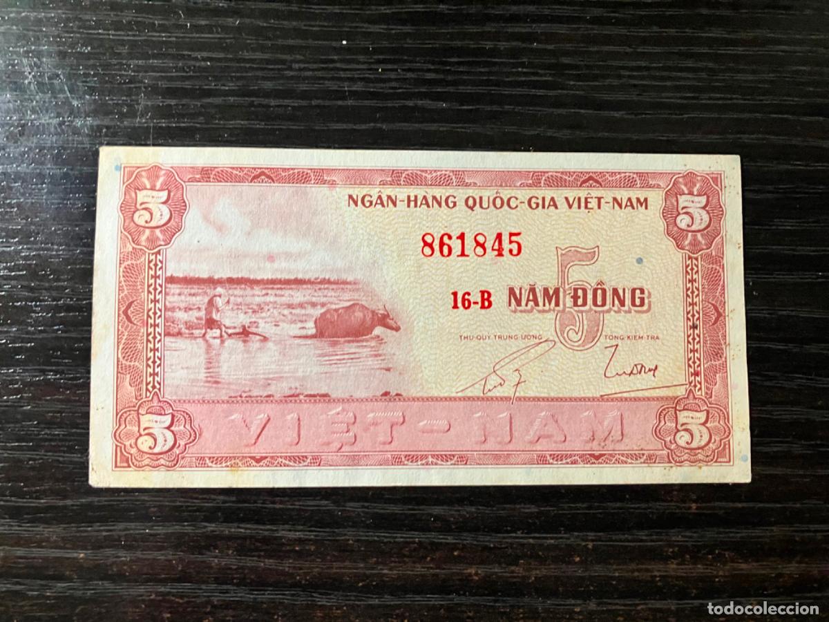 Billetes extranjeros: Billete Vietnam 5 Dong