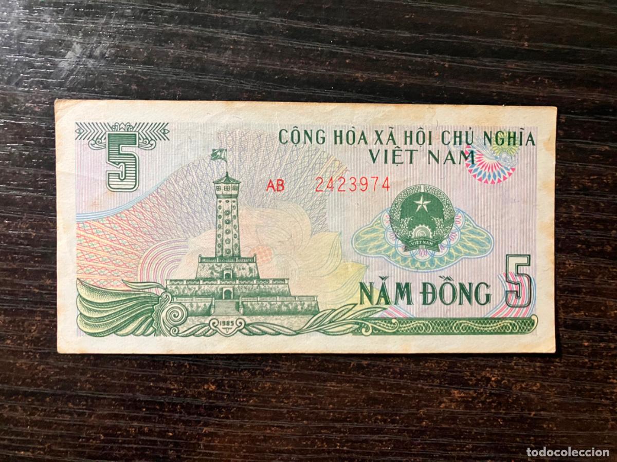 Billetes extranjeros: Billete Vietnam 5 Dong