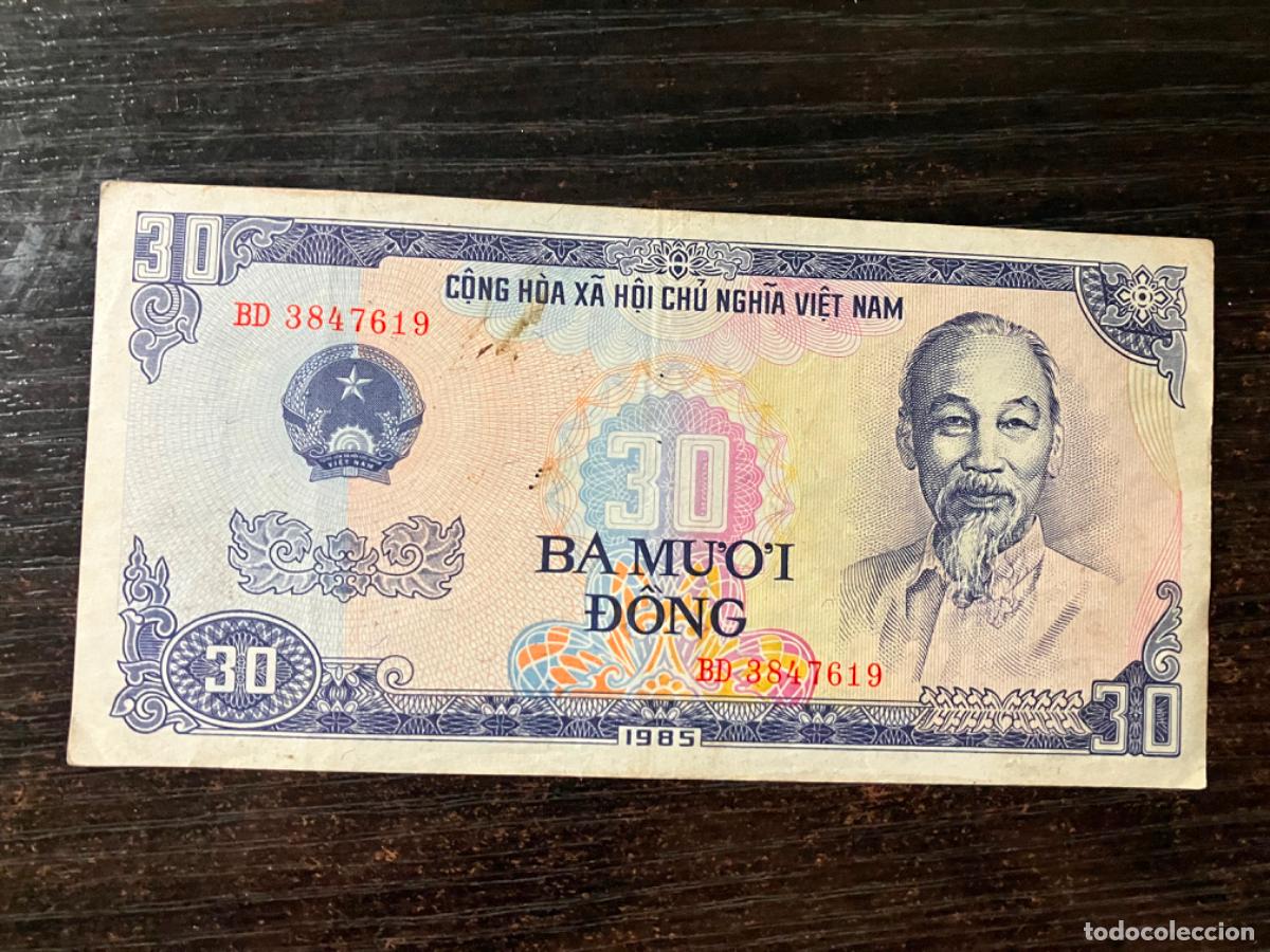 Billetes extranjeros: Billete Vietnam 30 Dong