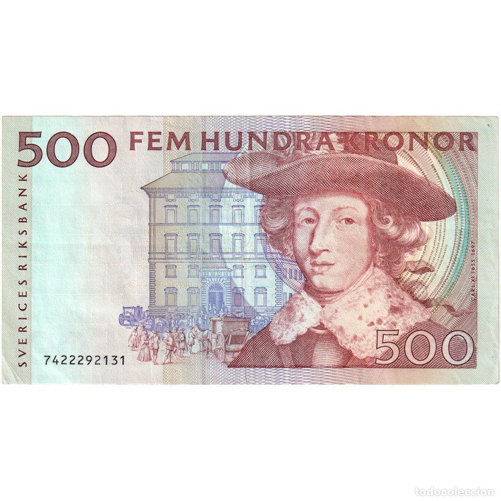 Billetes extranjeros: [#1234640] Suecia, 500 Kronor, Undated (1992), MBC+