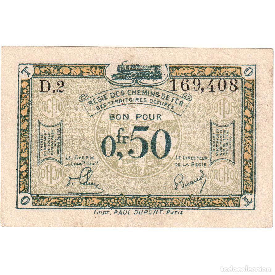 Billetes extranjeros: [#1234612] Francia, 50 Centimes, 169.408, EBC, Pirot:135-4