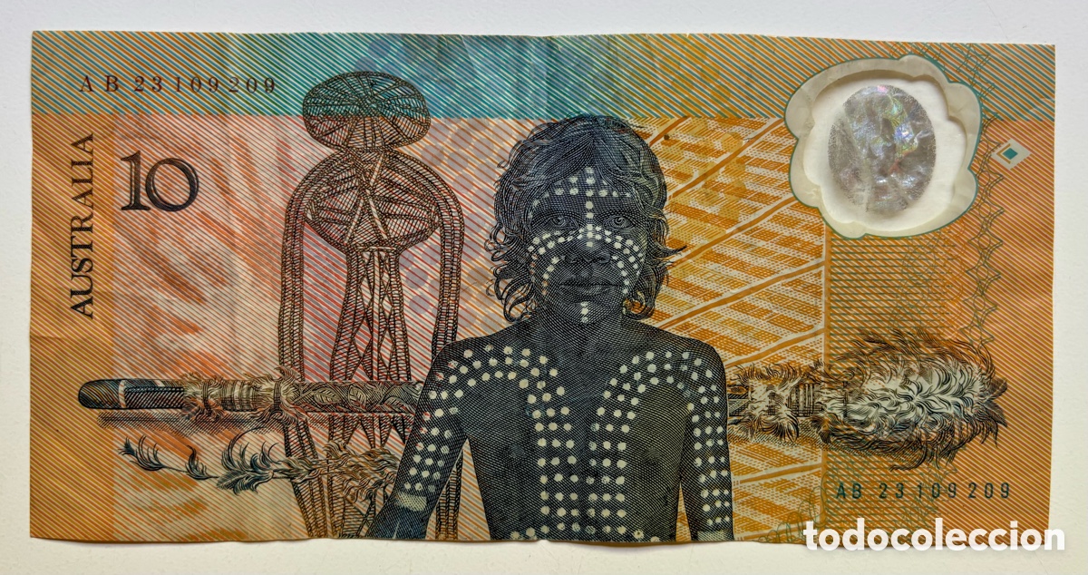 Billetes extranjeros: Billete AUSTRALIA 10 Dolares (1988)